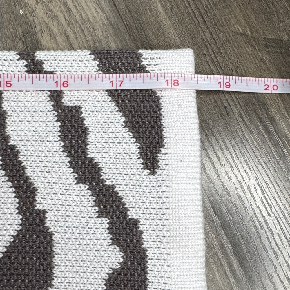 Neon Buddha Gray and White Wild Side Pullover 100% Cotton Sweater - Picture 10 of 10